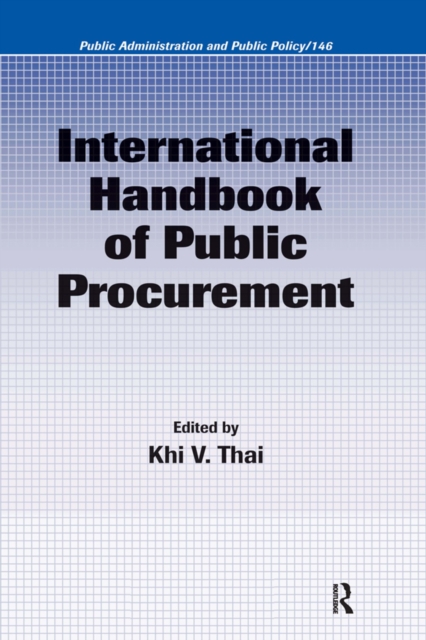 International Handbook of Public Procurement
