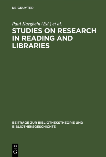 Studies on research in reading and libraries