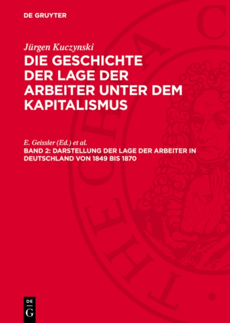 Darstellung der Lage der Arbeiter ın Deutschland von 1849 bis 1870