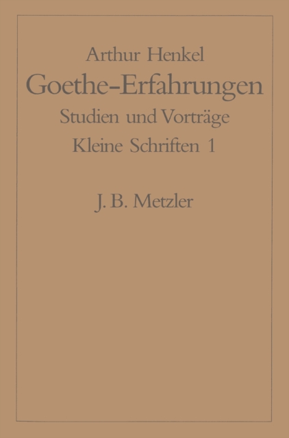 Goethe-Erfahrungen