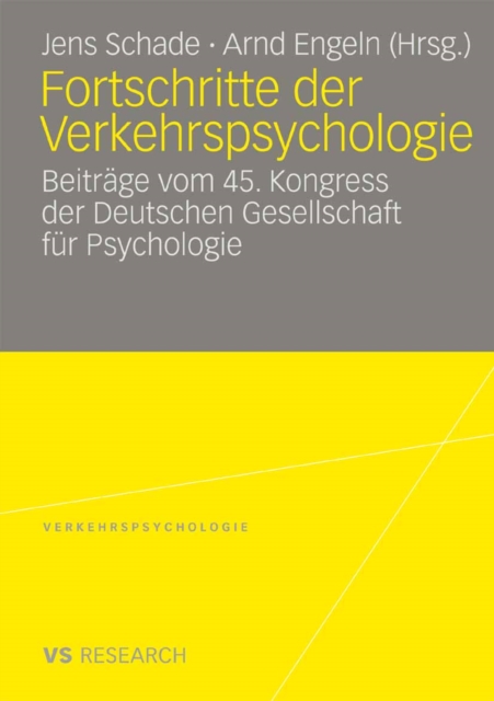 Fortschritte der Verkehrspsychologie