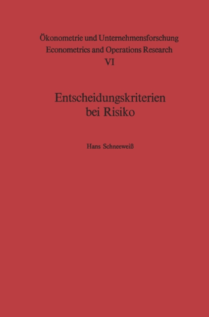 Entscheidungskriterien bei Risiko