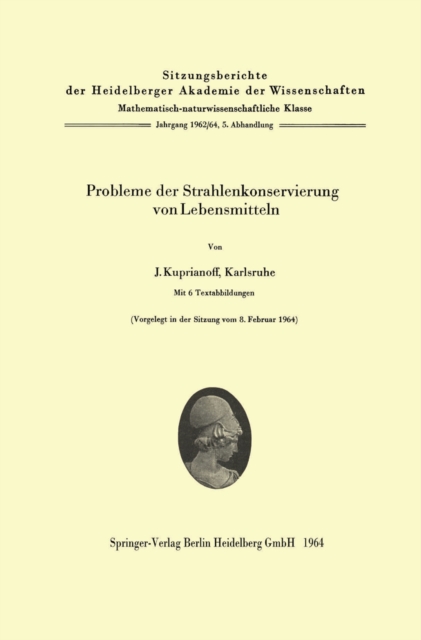 Probleme der Strahlenkonservierung von Lebensmitteln