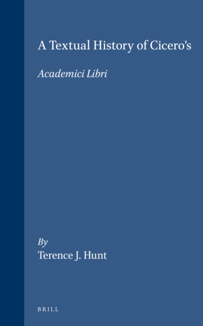 Textual History of Cicero's Academici Libri