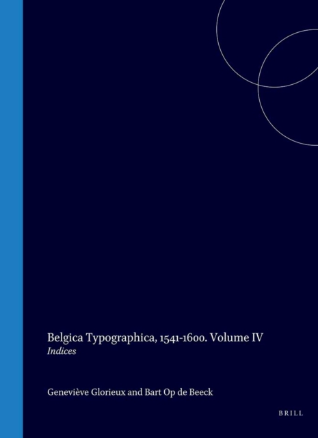 Belgica Typographica, 1541-1600