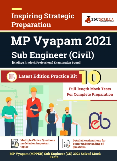 MPPEB Vyapam Sub Engineer (Civil Engineering) 2021 10 Mock Tests