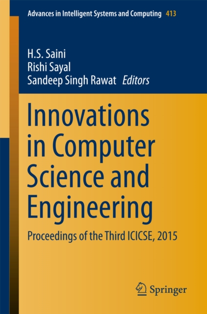 Innovations in Computer Science and Engineering