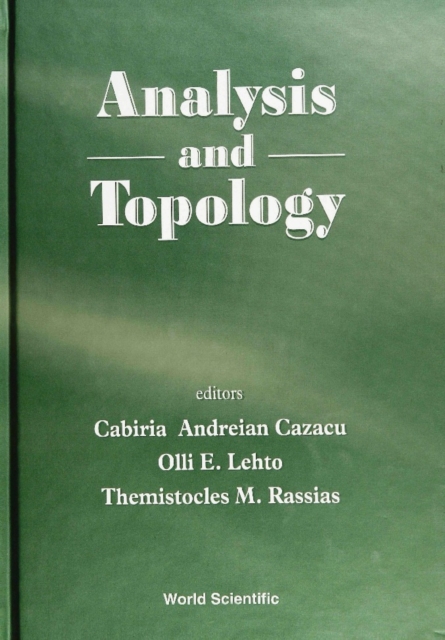 Analysis And Topology
