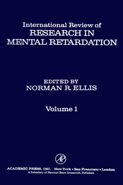 International Review of Research in Mental Retardation