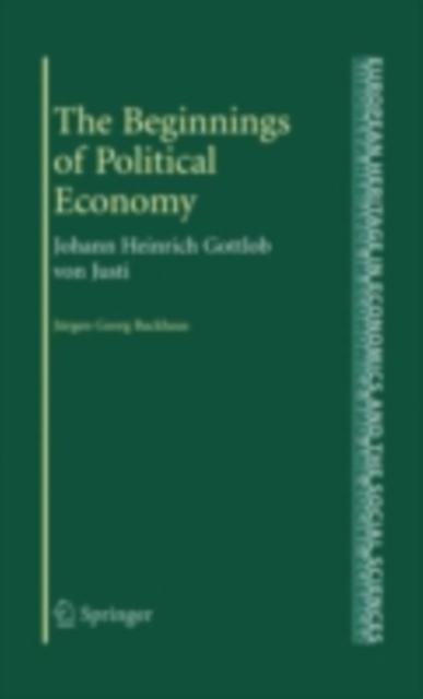 Beginnings of Political Economy