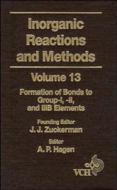 Inorganic Reactions and Methods, The Formation of Bonds to Group-I, -II, and -IIIB Elements