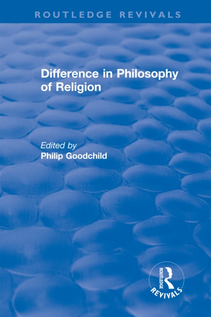 Difference in Philosophy of Religion