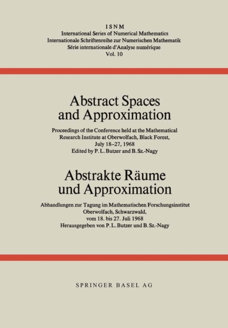 Abstract Spaces and Approximation / Abstrakte Raume und Approximation