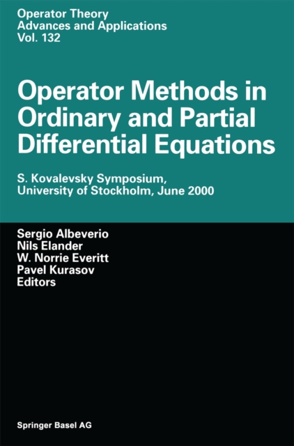 Operator Methods in Ordinary and Partial Differential Equations