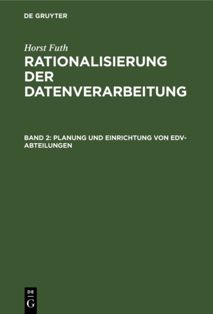 Planung und Einrichtung von EDV-Abteilungen