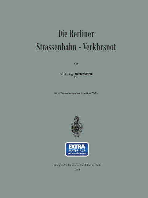 Die Berliner Strassenbahn-Verkehrsnot