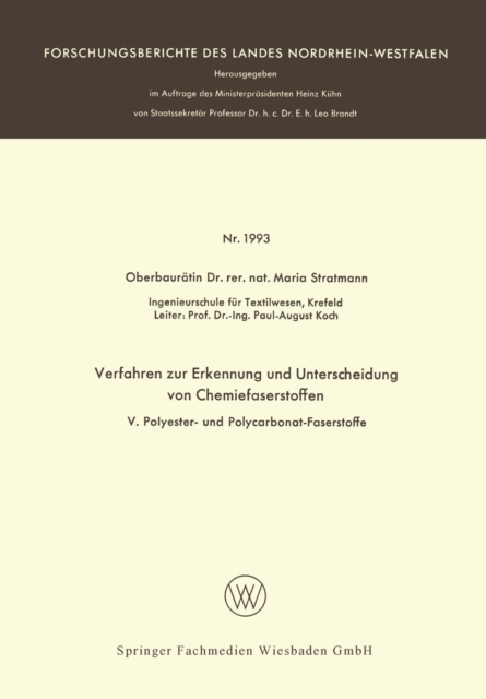Verfahren zur Erkennung und Unterscheidung von Chemiefaserstoffen
