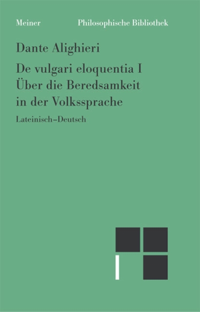 Über die Beredsamkeit in der Volkssprache