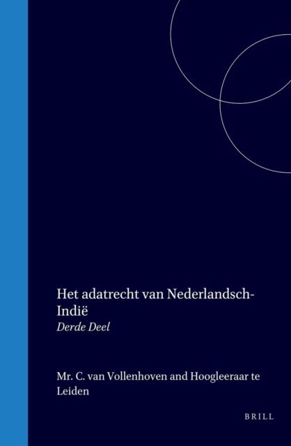 Het adatrecht van Nederlandsch-Indie