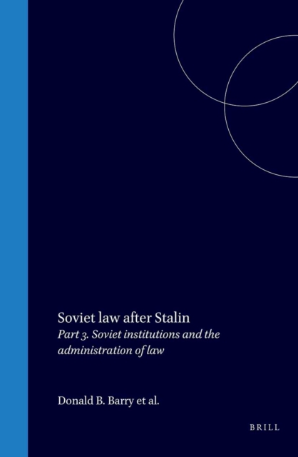 Soviet law after Stalin