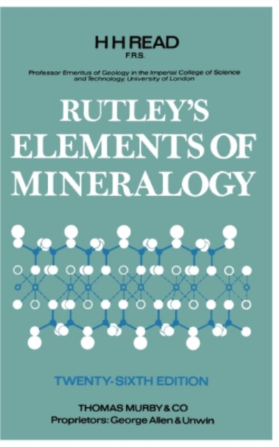 Rutley's Elements of Mineralogy