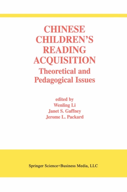 Chinese Children's Reading Acquisition