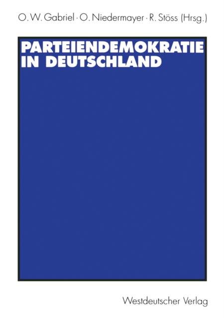 Parteiendemokratie in Deutschland