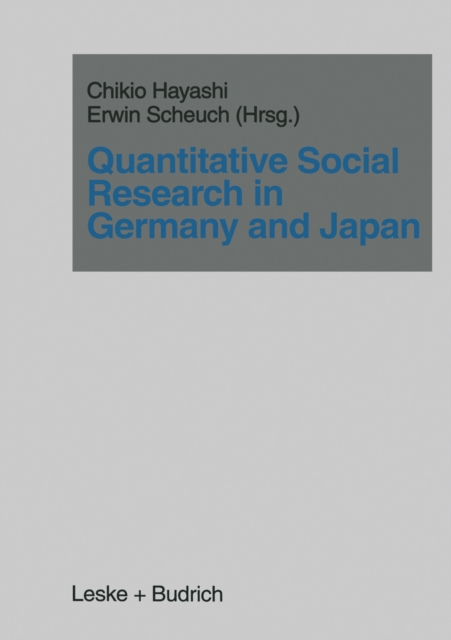 Quantitative Social Research in Germany and Japan