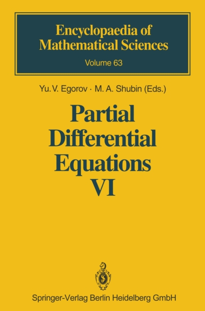 Partial Differential Equations VI