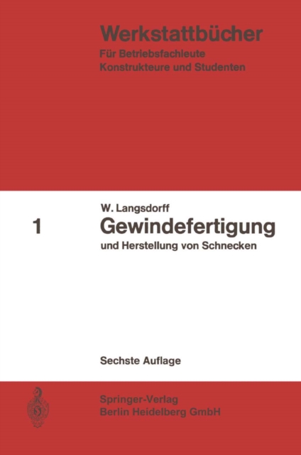 Gewindefertigung und Herstellung von Schnecken