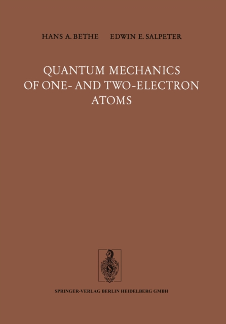 Quantum Mechanics of One- and Two-Electron Atoms
