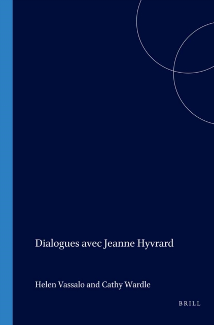 Dialogues avec Jeanne Hyvrard