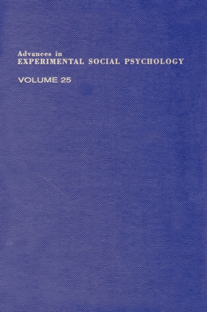 Advances in Experimental Social Psychology