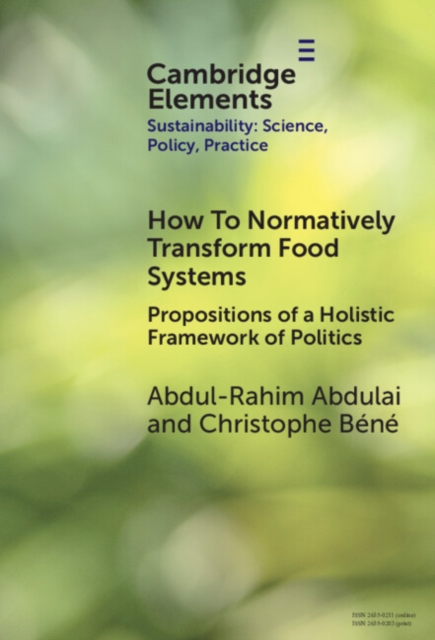 How To Normatively Transform Food Systems