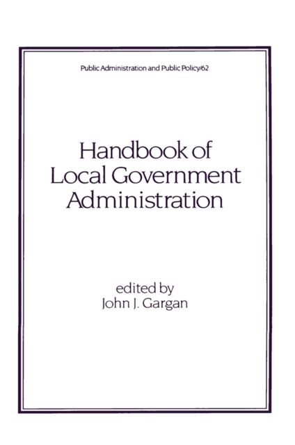 Handbook of Local Government Administration