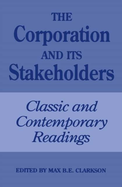 The Corporation and Its Stakeholders