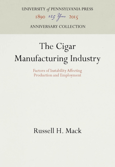 Cigar Manufacturing Industry