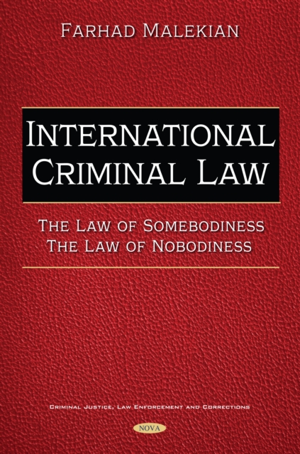 International Criminal Law. The Law of Somebodiness. The Law of Nobodiness