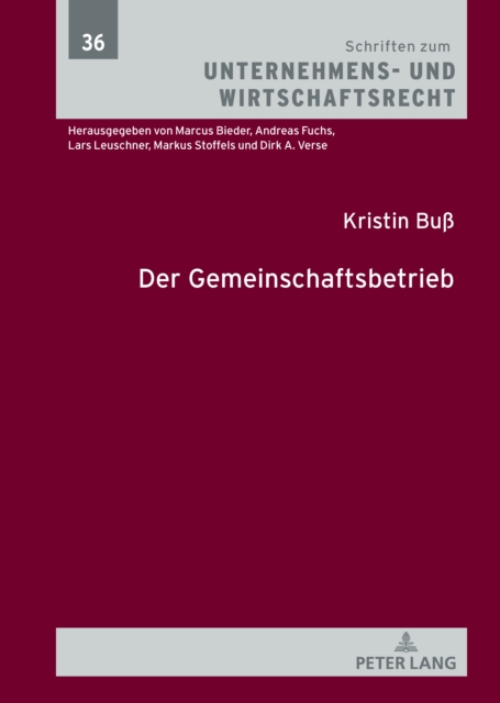 Der Gemeinschaftsbetrieb