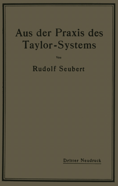Aus der Praxis des Taylor-Systems