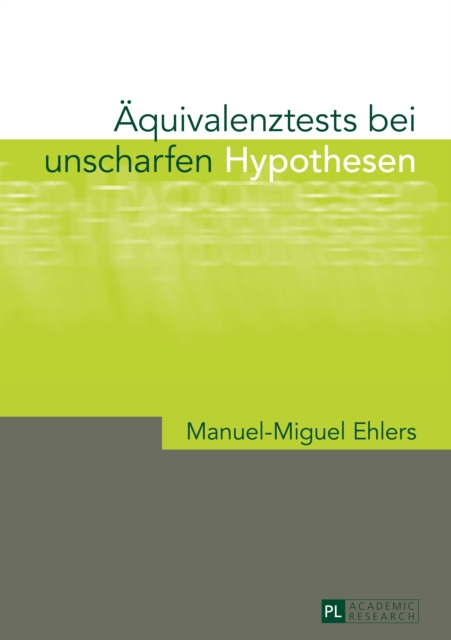 Aequivalenztests bei unscharfen Hypothesen