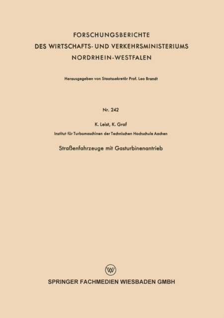Straßenfahrzeuge mit Gasturbinenantrieb