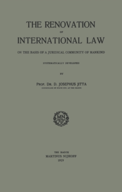 Renovation of International Law