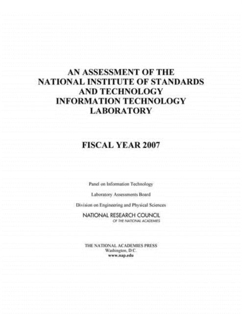 Assessment of the National Institute of Standards and Technology Information Technology Laboratory