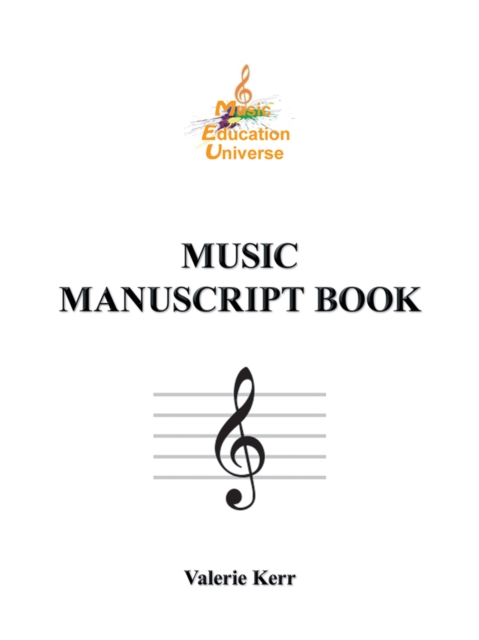 Music Manuscript Book