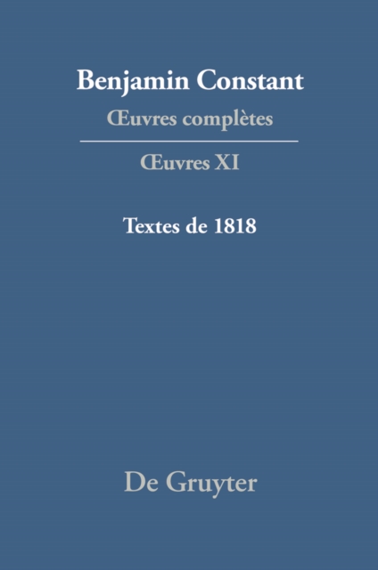 Textes de 1818