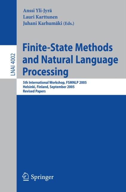 Finite-State Methods and Natural Language Processing