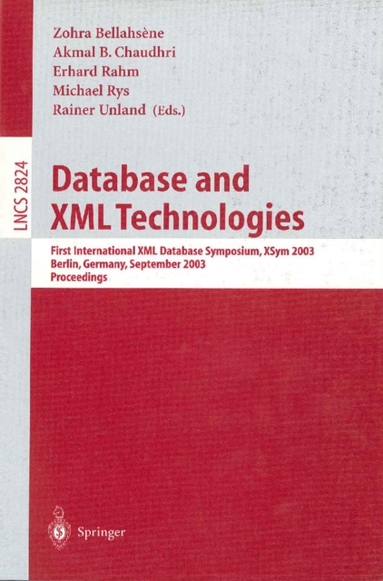 Database and XML Technologies