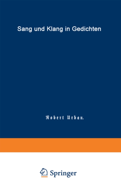 Sang und Klang in Gedichten