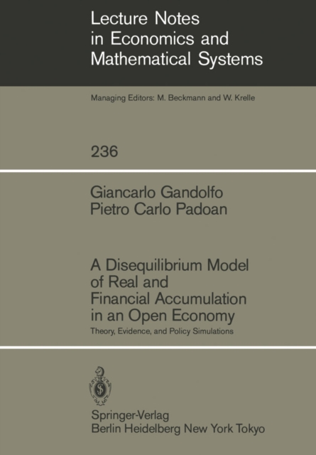 Disequilibrium Model of Real and Financial Accumulation in an Open Economy